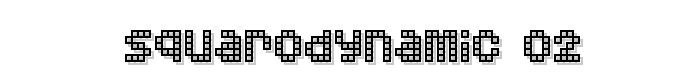 Squarodynamic 02 font
